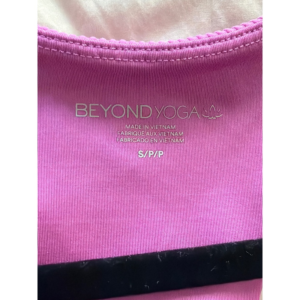 Beyond‎ Yoga Routine Ribbed Biker Jumpsuit Racerback V-Neck Active Romper Small - Picture 9 of 9